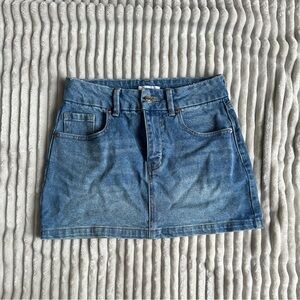 Forever 21 Blue Casual Mini Skirt
